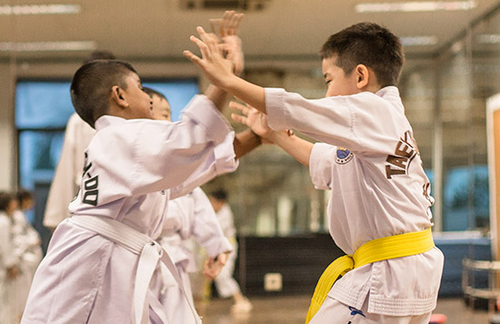 Latihan yang dirancang oleh pelatih dalam memberikan dampak optimal pada anak yang mempelajari beladiri TaekwonDo.